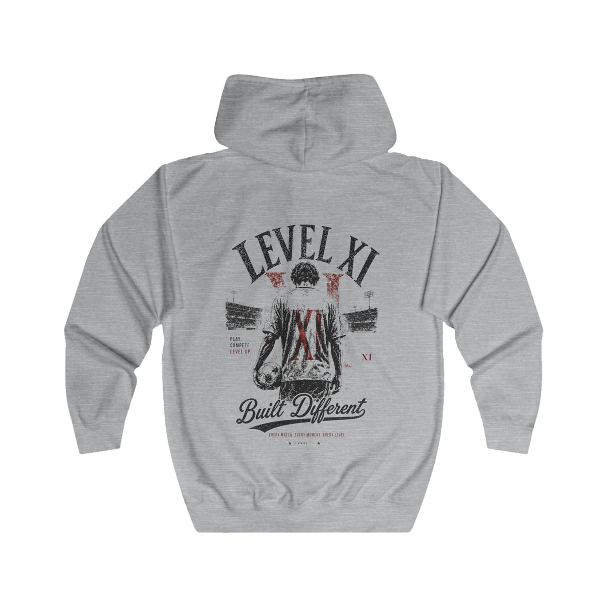Level XI Built Different Zip Hoodie